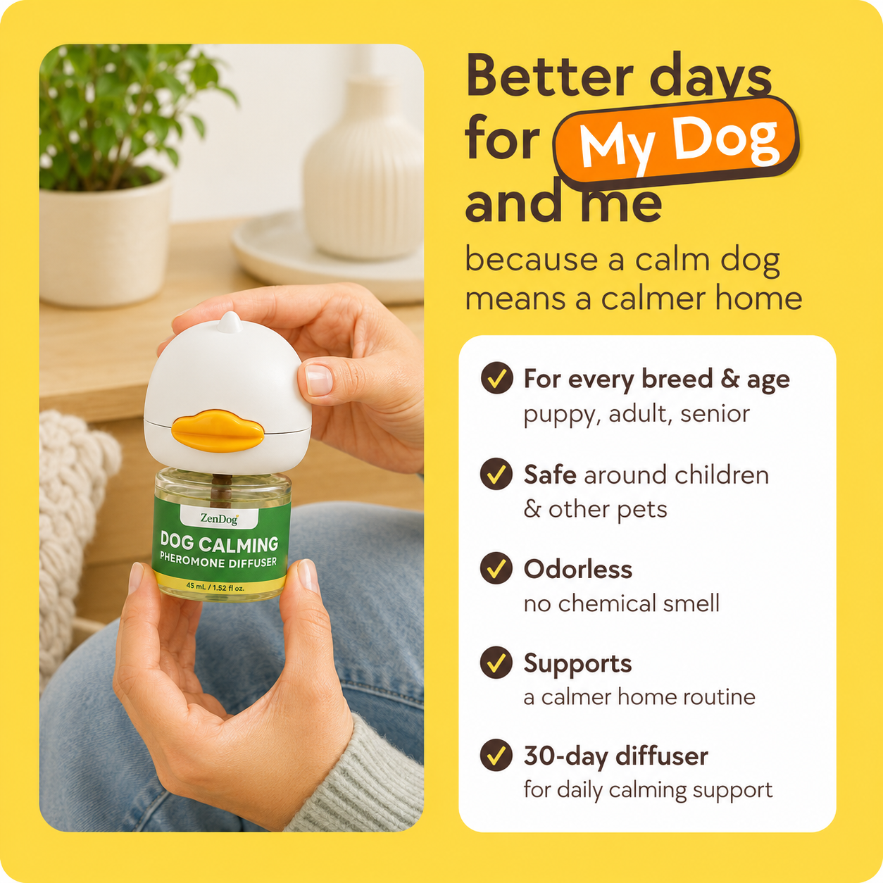 Dog Calming Pheromone Diffuser