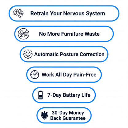 Posture Corrector Pro with Biofeedback